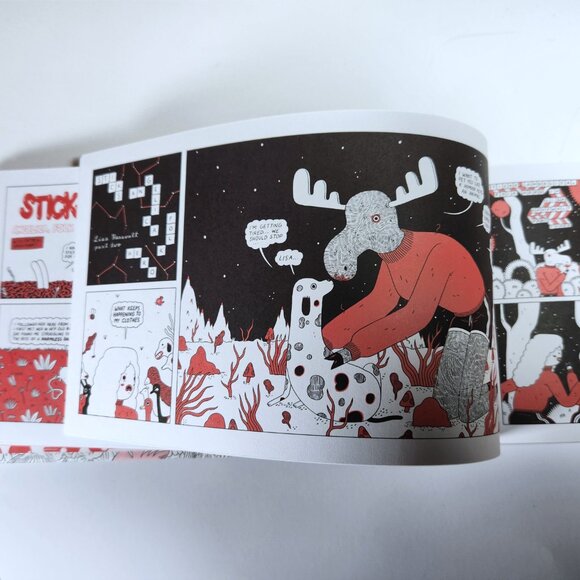 Sticks Angelica Folk Hero by Michael Deforge (English) Hardcover Used-VG - Picture 11 of 11